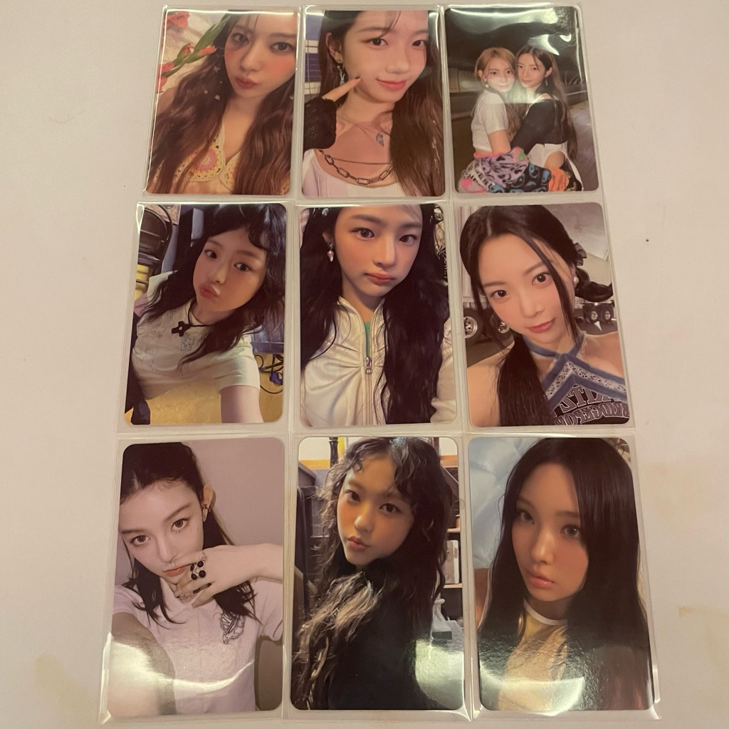 PHOTOCARD OFFICIAL NEWJEANS & LE SSERAFIM