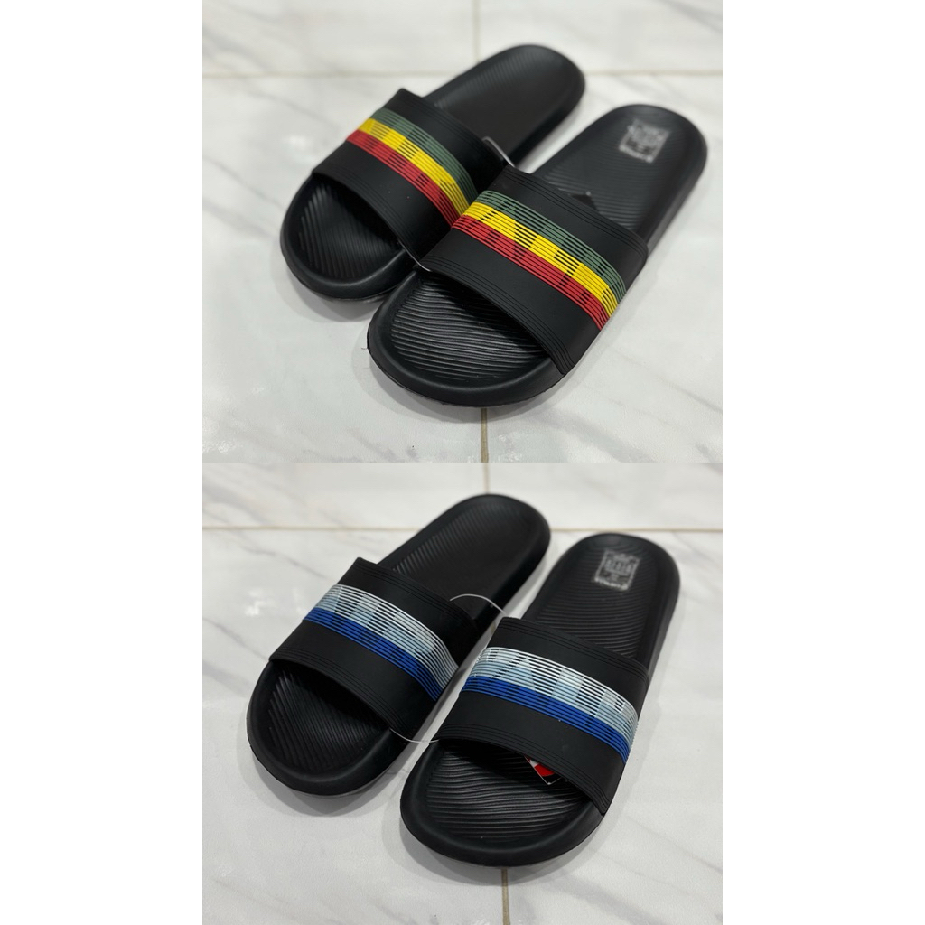 SANDAL PRIA SLIP ON AIRWALK TUC BLACK AIWSM230624 ORIGINAL