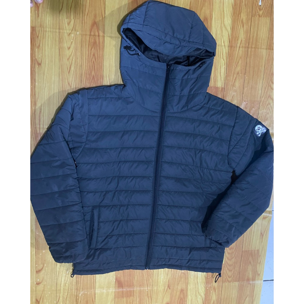 jaket puffer reflective