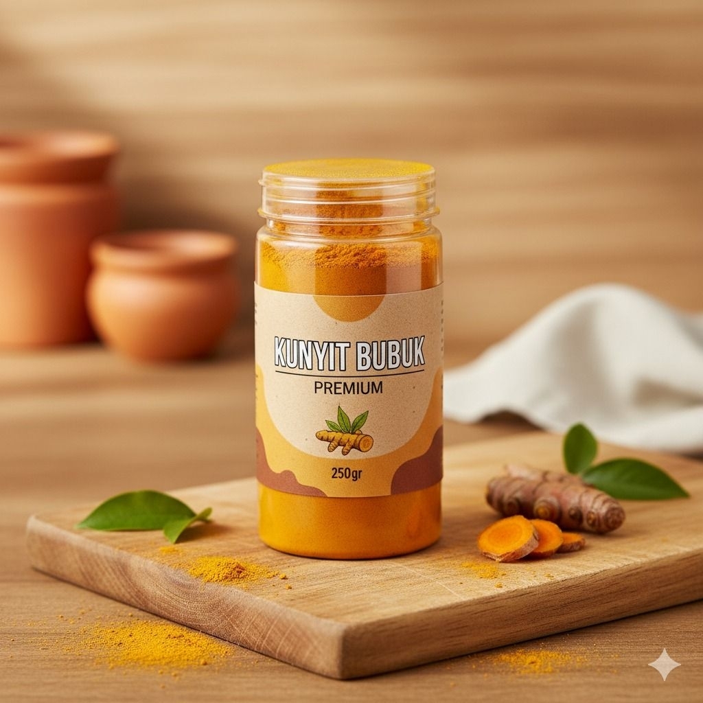 

Kunyit Bubuk Premium Turmeric Powder Herbal Indonesia 250gr Curcuma Powder