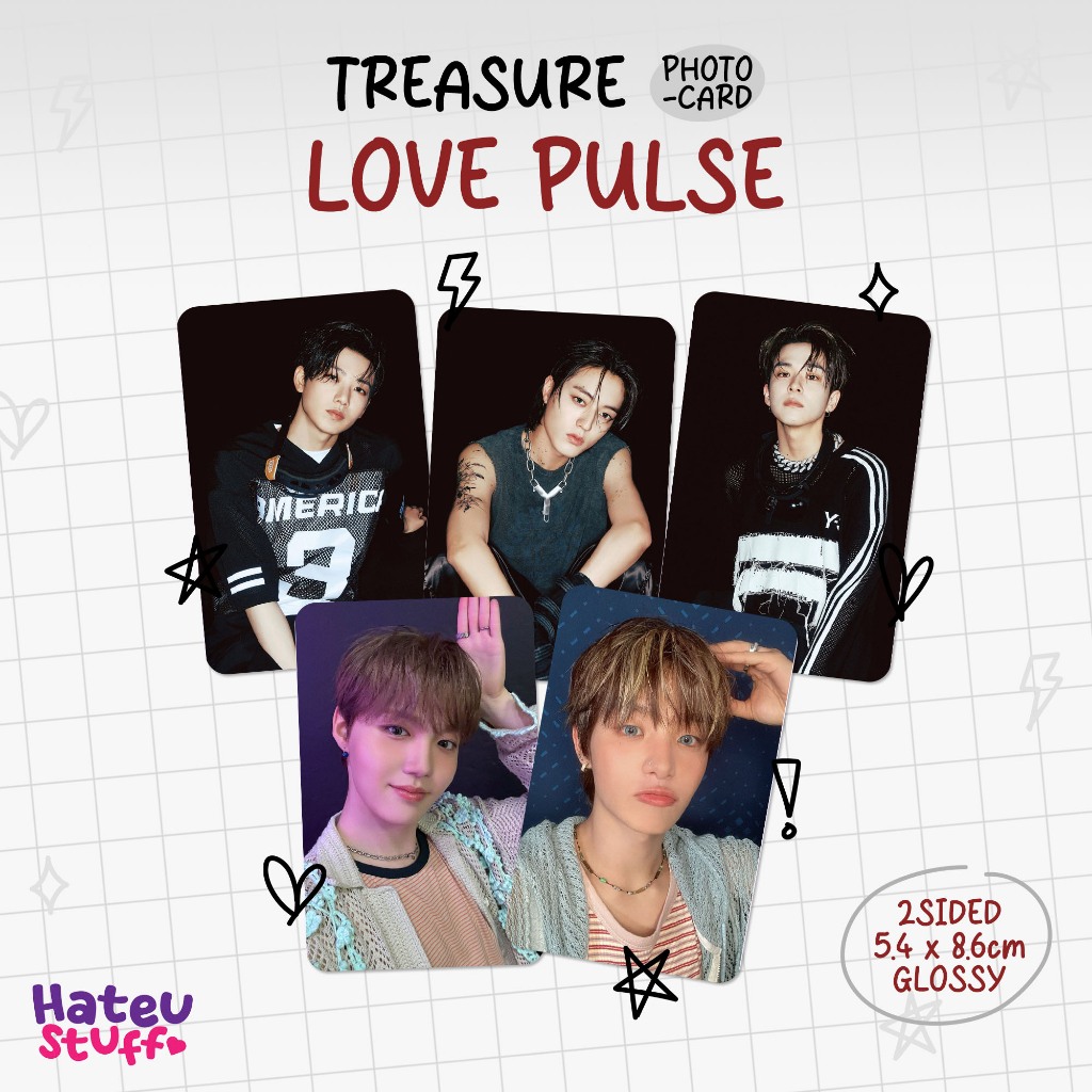 Treasure Unofficial Photocard LOVE PULSE + PARADISE Selca