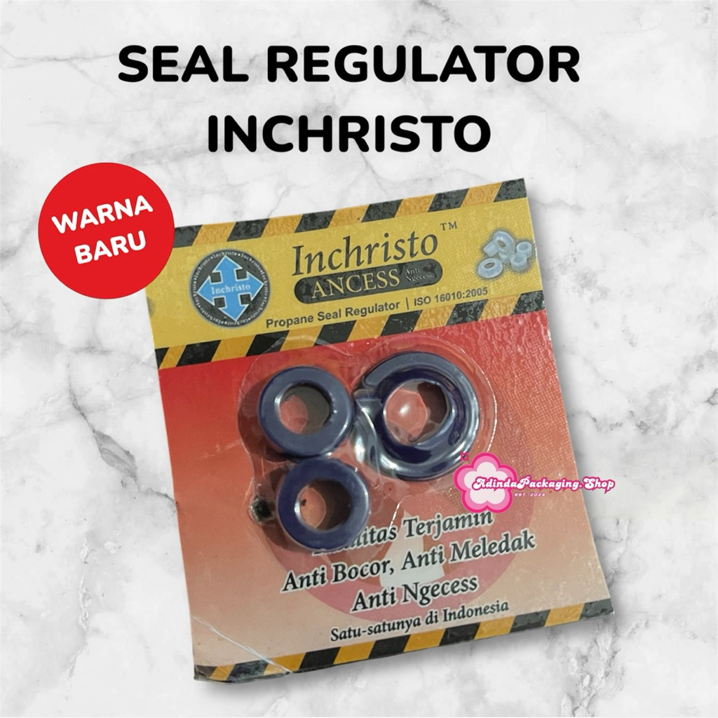 INCHRISTO KARET SEAL REGULATOR | SEAL TABUNG GAS SILICON | KARET PENGAMAN REGULATOR DAN TABUNG GAS E