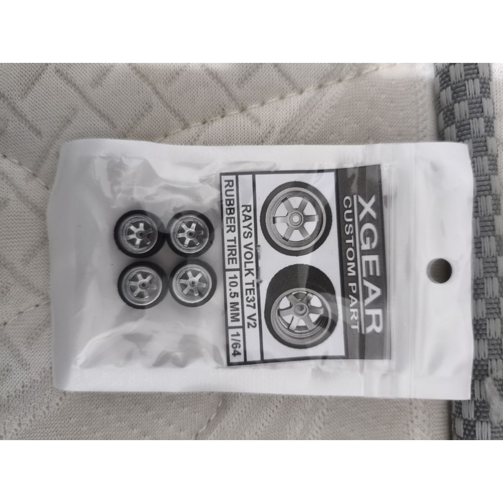 Velg Hotwheels TE37 Silver chrome