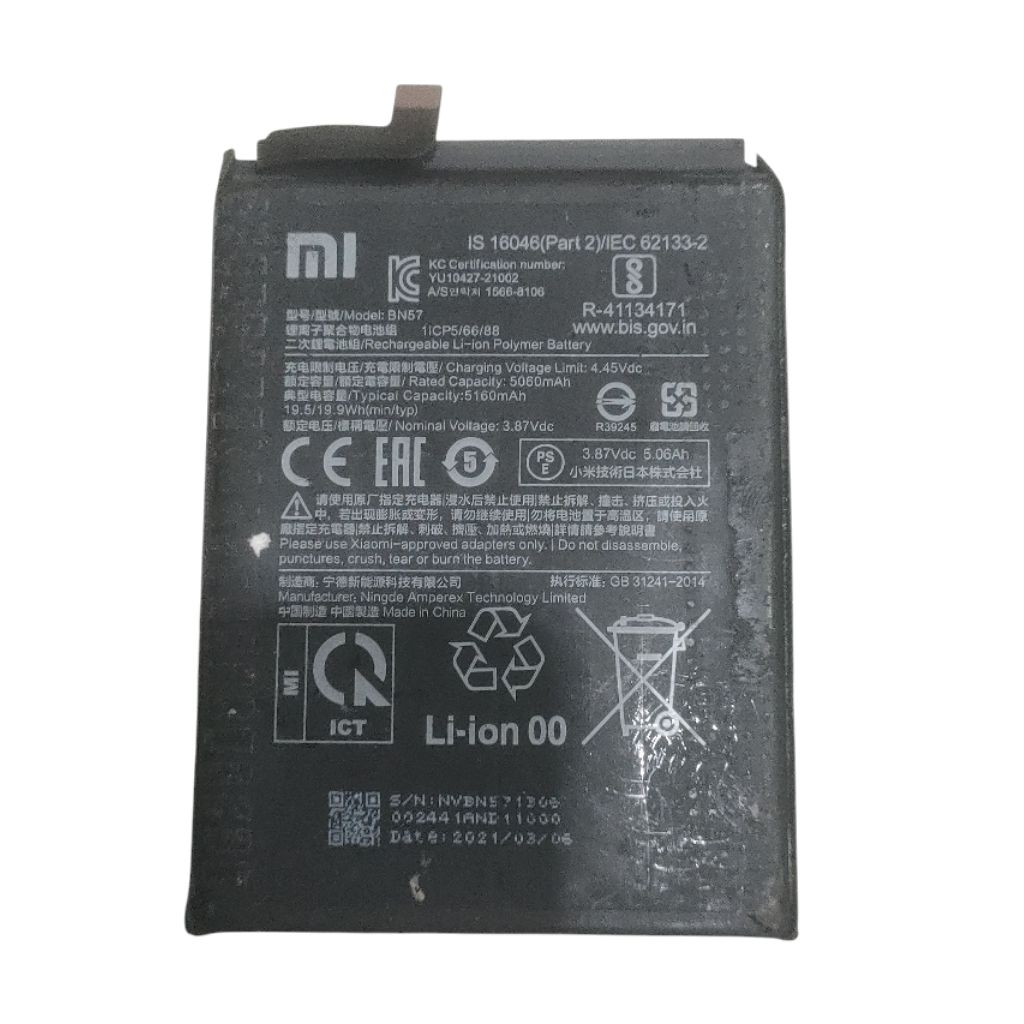 batrai BN57 XIAOMI ORI COPOTAN normal