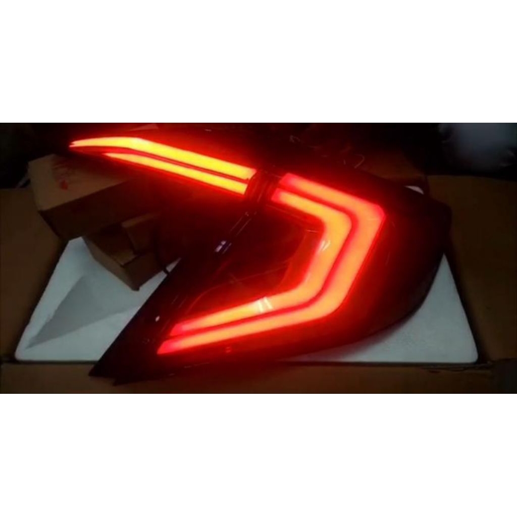 Stoplamp Belakang Honda Civic Turbo Sedan Brand New Running Flowing Led