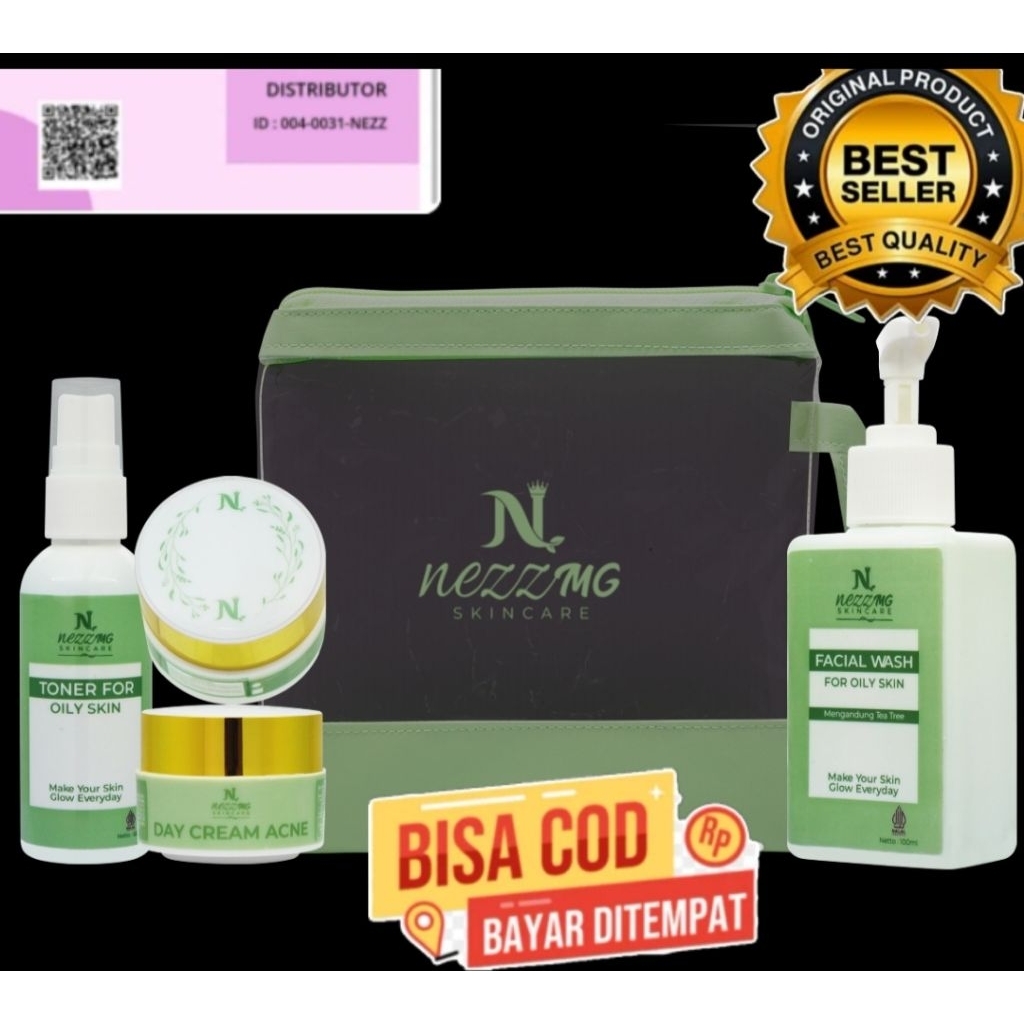 Nezzmg Skincare Reguler Acne || Nezzmg Hijau || Aman Bumil Busui