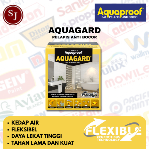 Aquagard Pelapis Anti Bocor Berbahan Semen - 2,5 Kg / Aquagard