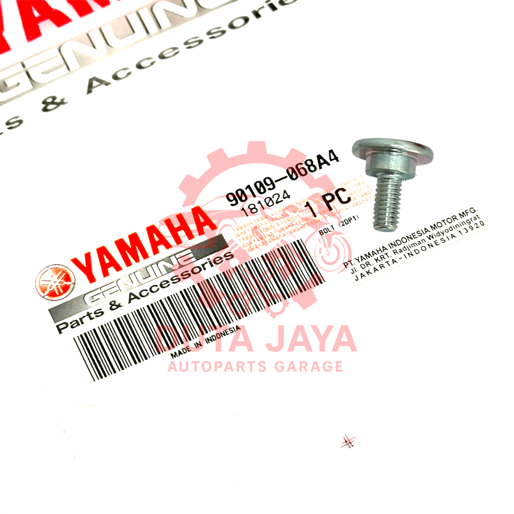 Baut Spakbor Depan Yamaha  [90109-068A4] NMAX / Aerox / Lexi | Original YGP