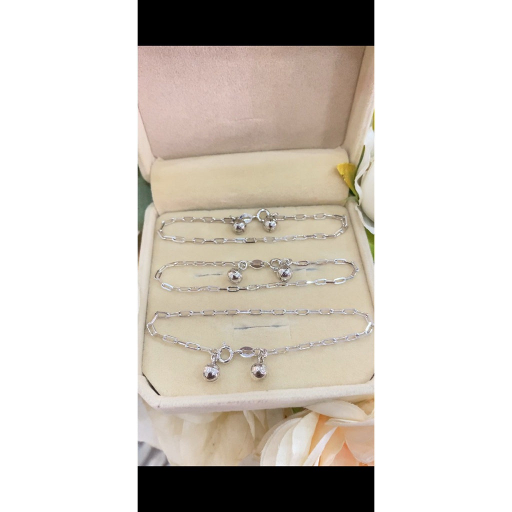 gelang rantai paperclif nori - gelang rantai perak 925