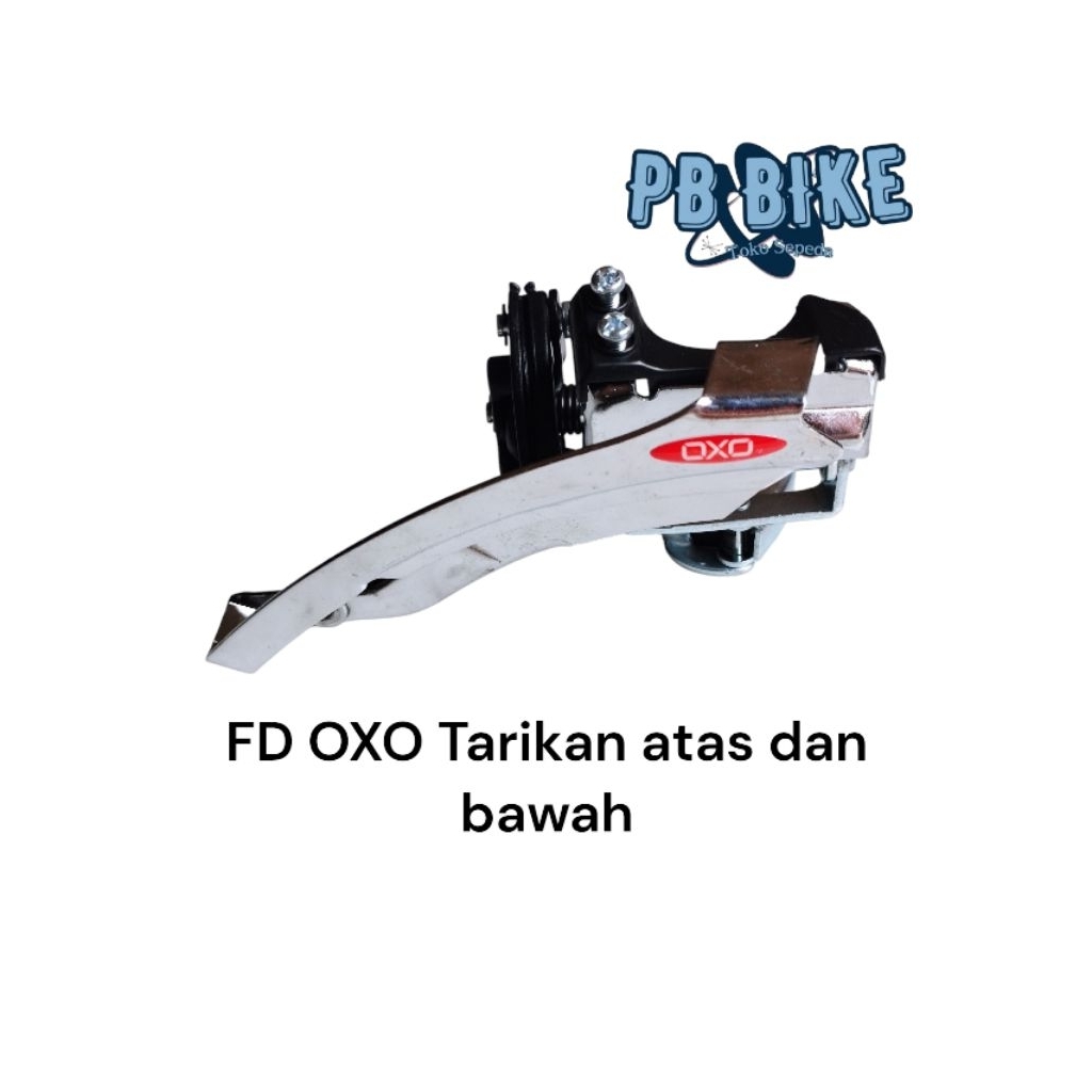 FD OXO front Derailleur 3speed tarikan atas dan bawah dual pull MTB federal