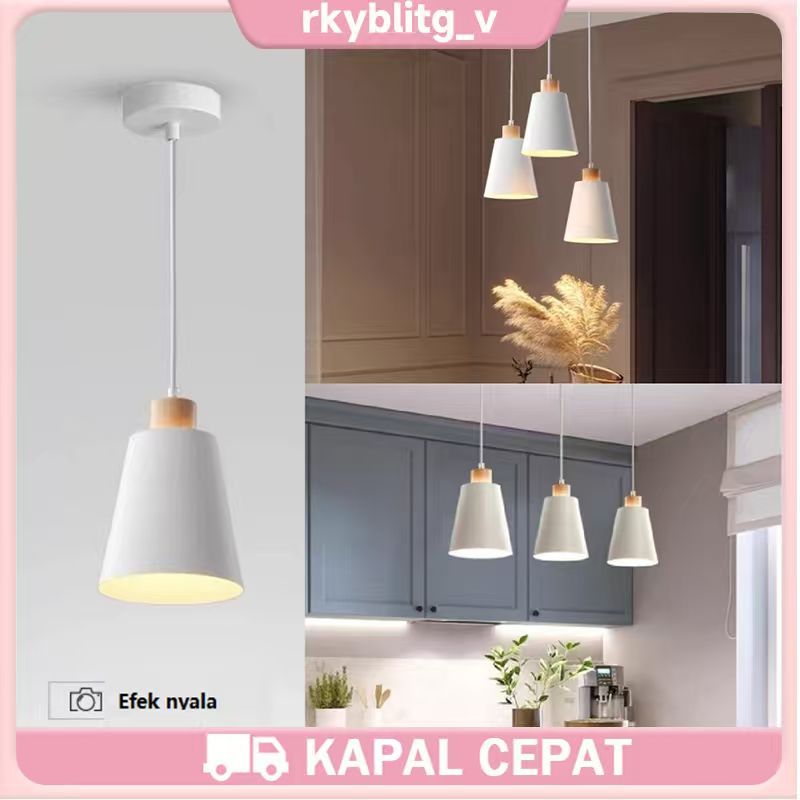 Lampu gantung minimalis lampu hias gantung lampu kamar tidur Lampu Meja ​Makan Gantung ​Minimalis Ae
