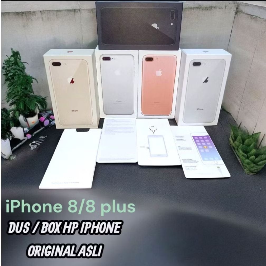 box hp kotak dus iphone 8/8 plus 7/7 plus kardus original asli box kotak