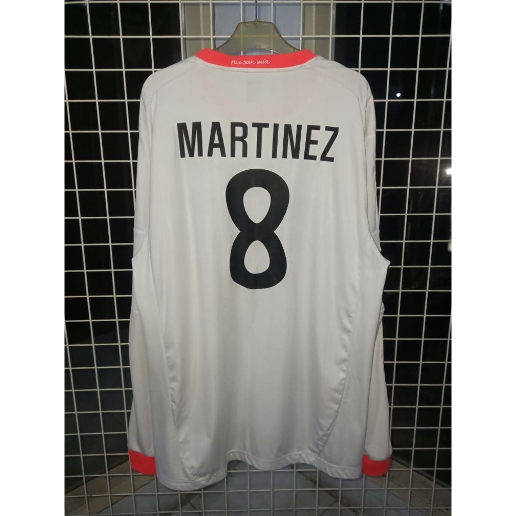 JERSEY BAYERN MUNCHEN AWAY 2012/2013 LONG SLEEVE NAMESET MARTINEZ 8