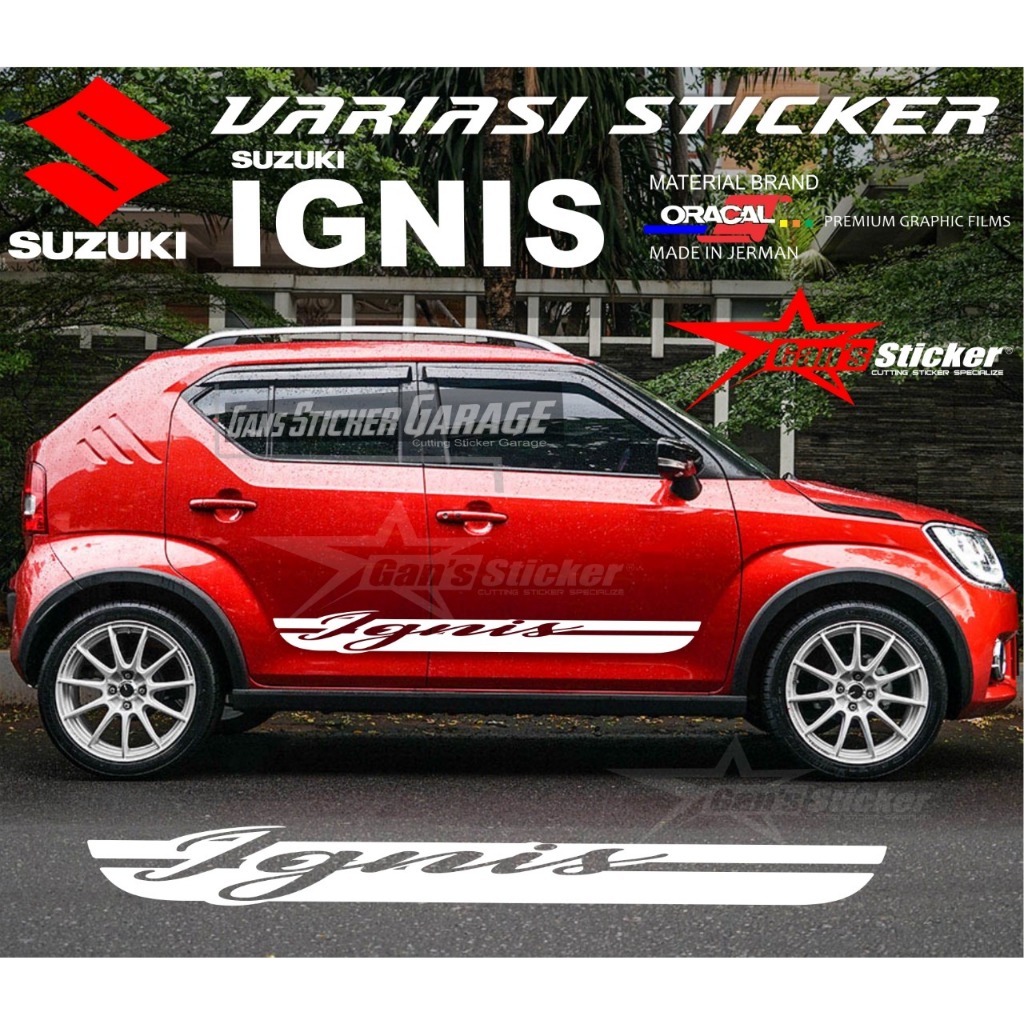 Sticker Minimalis Suzuki Ignis Aksesoris All New Suzuki Ignis