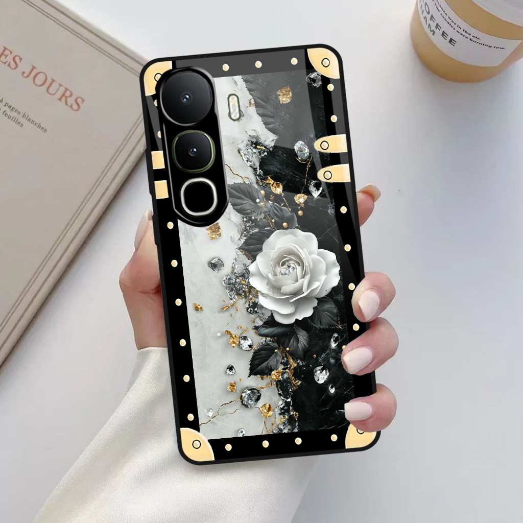 [AR45] Case FOR Vivo Y400 4G Y400 5G Terbaru - SOFTcase Glass Kaca Vivo Y400 4G/5G - Case Y400 - Cas