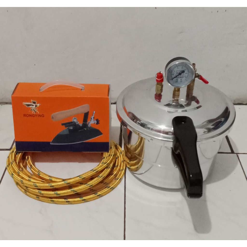 setrika uap panci presto 8 liter