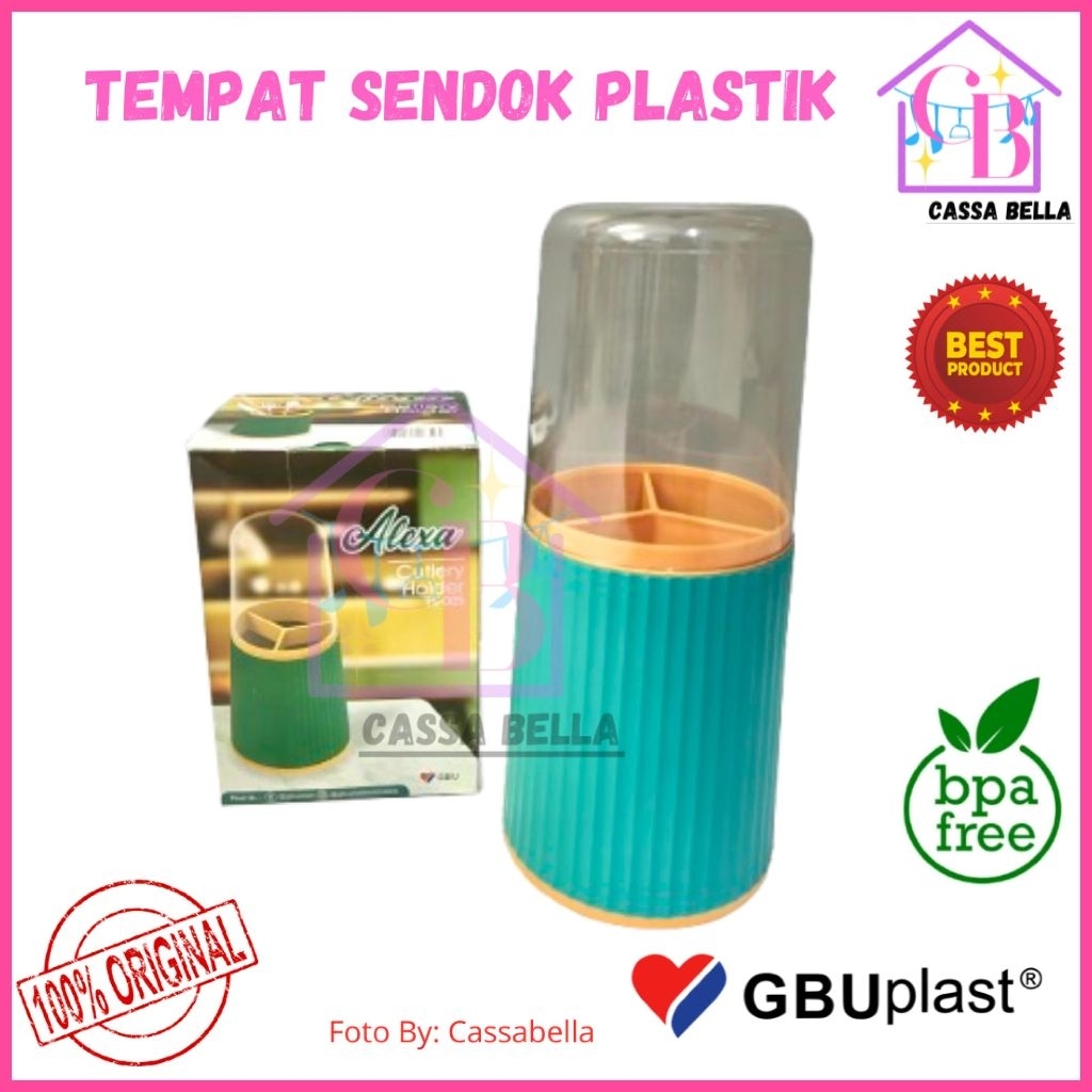 Tempat Sendok Plastik / Wadah Tempat Sendok Garpu Plastik