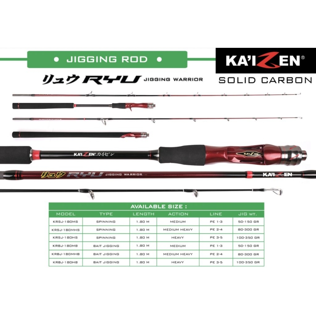 Joran Laut Kaizen KAIDO | OSHIMA | RYU | Solid Carbon
