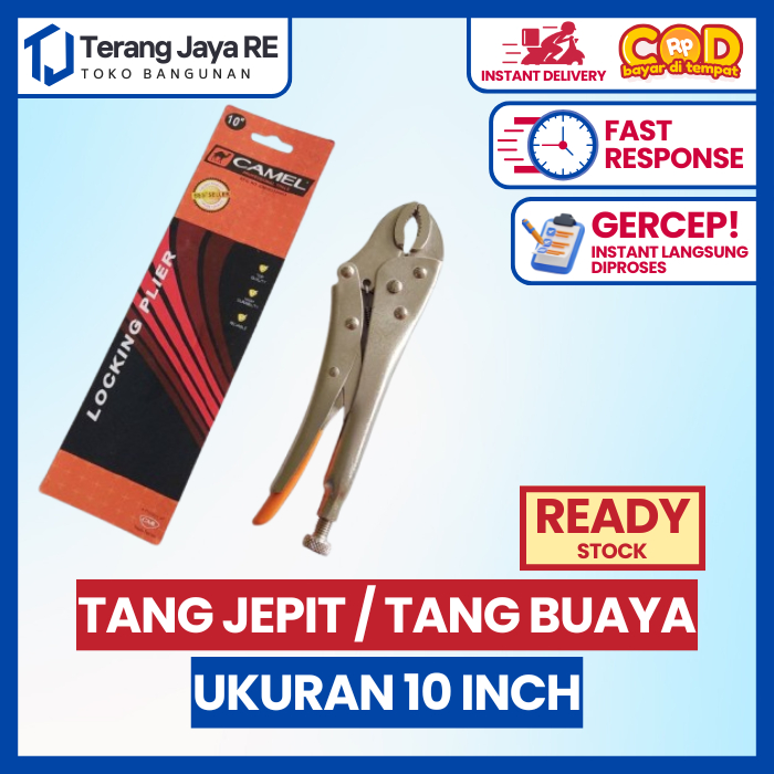 Tang Jepit / Tang Buaya Camel 10 Inch