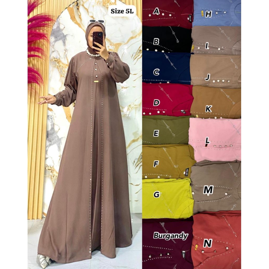 gamis deyura + hijab