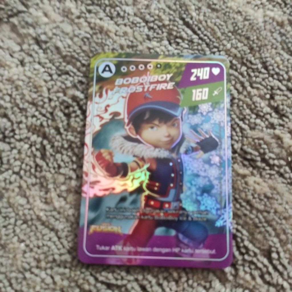 Kartu BOBOIBOY Monsta Asli Indonesia