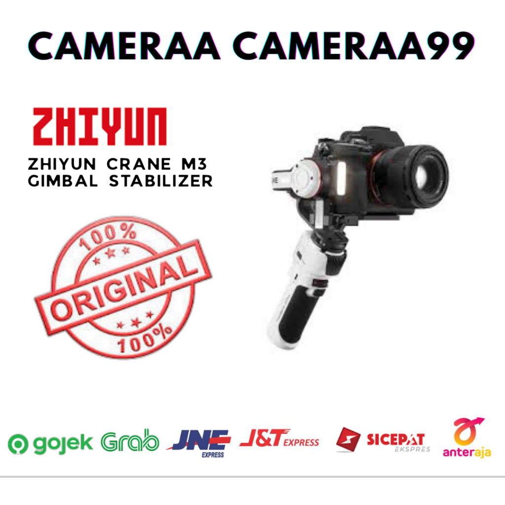 ZHIYUN CRANE M3 - 3 Axis Gimbal Stabilizer Kamera & Smartphone