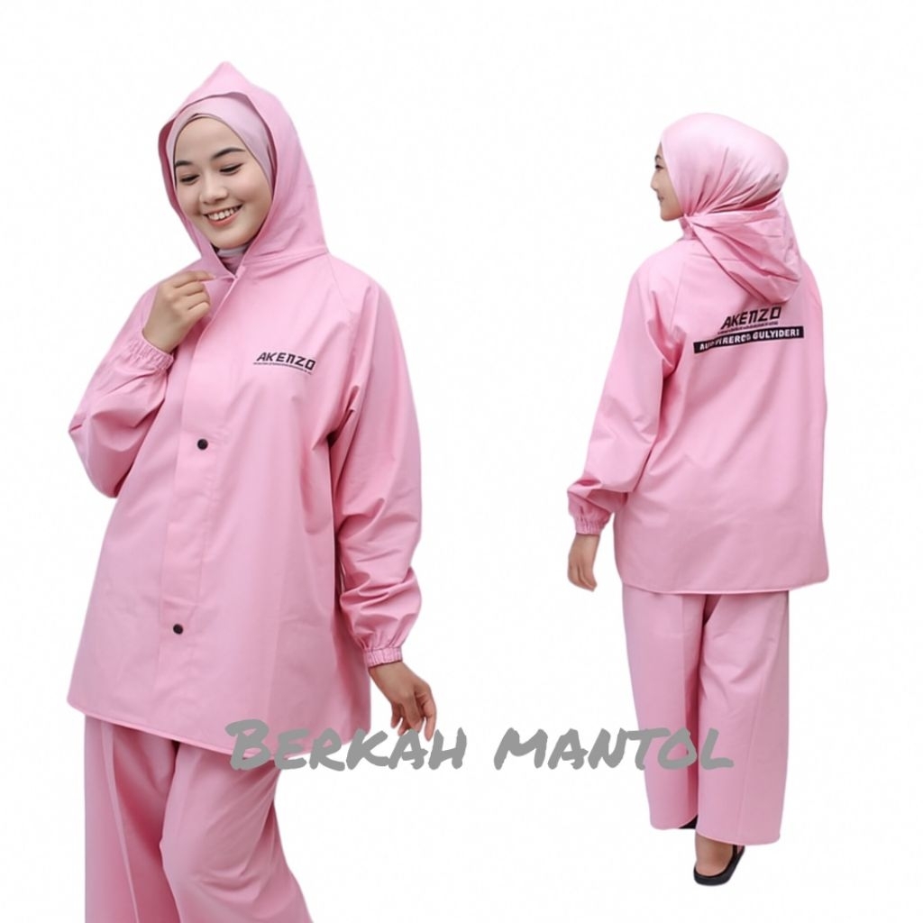 JAS HUJAN MURAH SETELAN BAJU+CELANA BAHAN TEBAL PRIA WANITA DEWASA