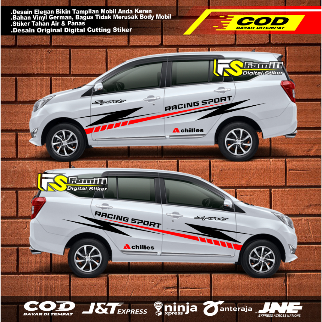 Terbaru cutting stiker mobil Sigra stiker terbaru Stiker mobil sigra terbaru