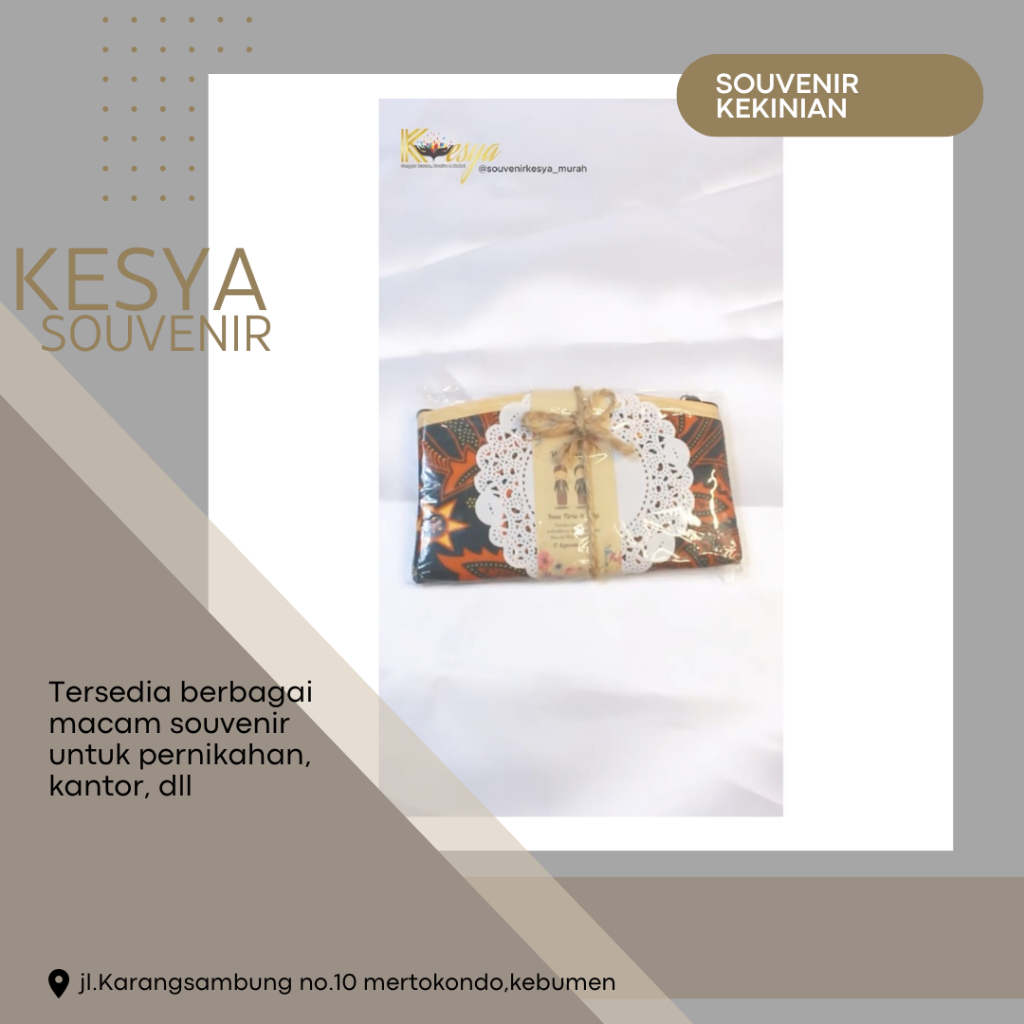 Kesya Souvenir | READY Dompet Batik Souvenir Dompet Batik Pouch Batik Jogja