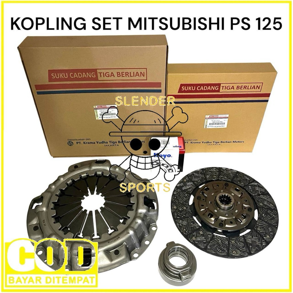 KAMPAS KOPLING SET CANTER PS 125 TB - KOPLING SET PS 125 TURBO - KAMPAS KOPLING MITSUBISHI PS 125 TB