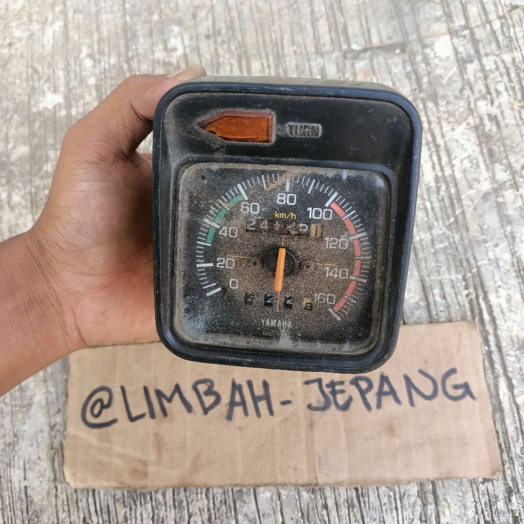 Mesin speedometer Yamaha RX-King cobra kobra tua lama old kiri spedometer spidometer odometer km kil