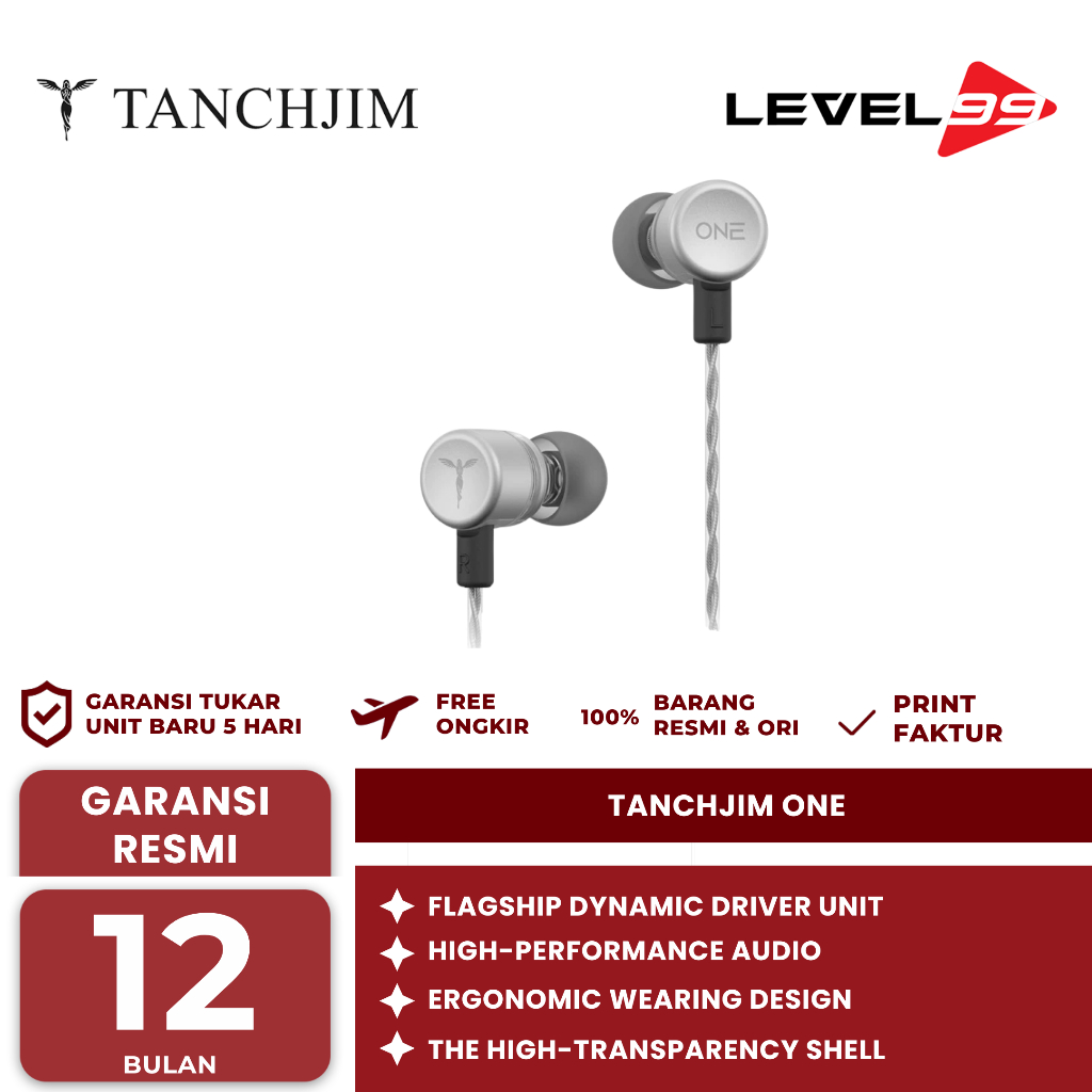 TANCHJIM ONE 10MM DMT4 DYNAMIC DRIVER IN EAR MONITOR EARPHONE
