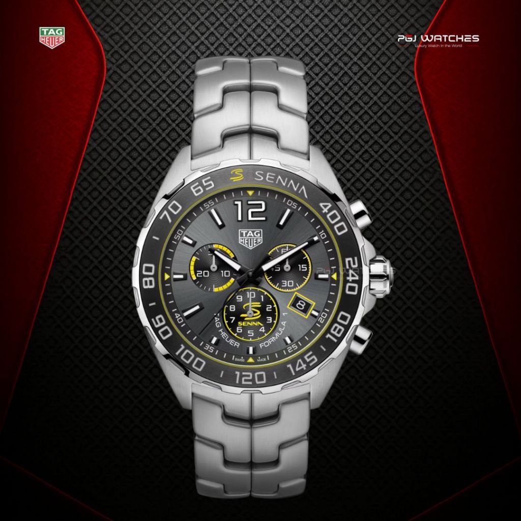 TAG HEUER Formula 1 x Senna Quartz 43mm Steel - CAZ101AF.BA0637