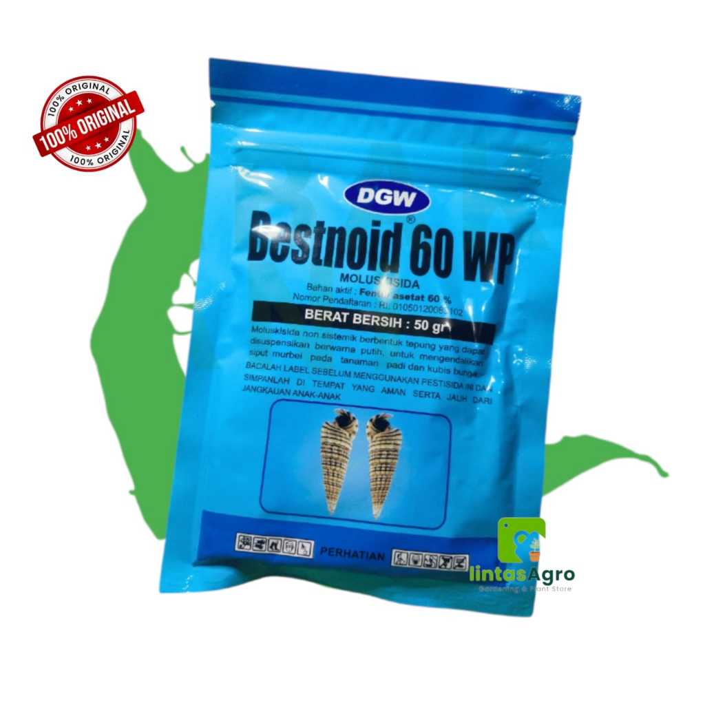 Bestnoid 60WP 50 Gram dan  100 gram - Racun Keong / Racun Keong Ampuh