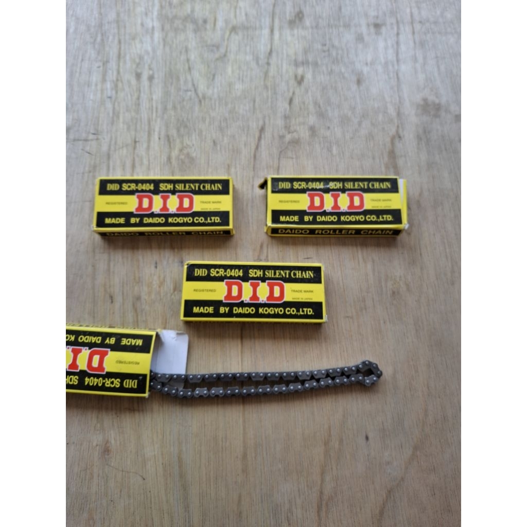 RANTAI KAMPRAT KETENG MEGAPRO TIGER DID JAPAN 4 LAPIS 3X4 100 102 MATA