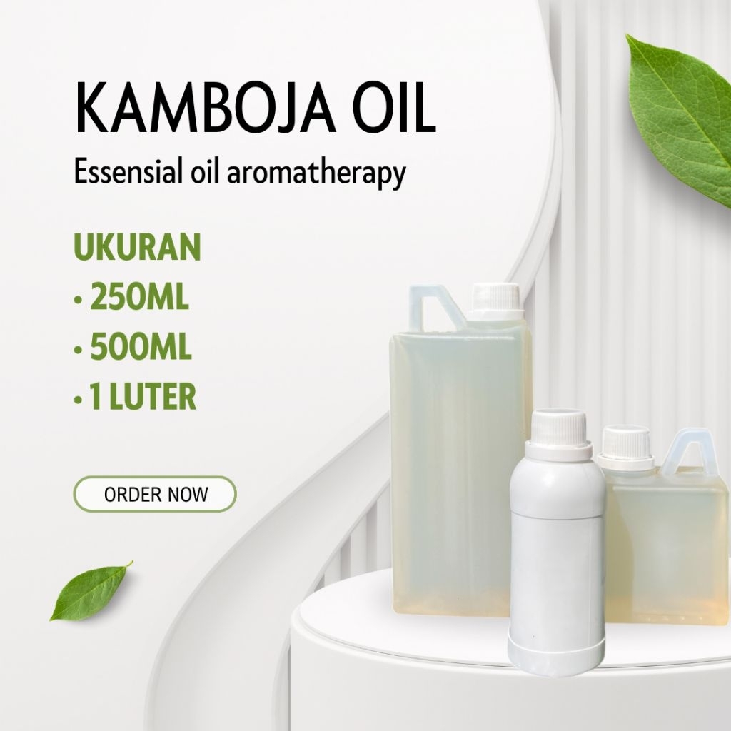 Minyak atsiri Bunga kamboja / Frangipani essensial oil arotherapy grade diffuser Ukuran 250ml-1liter