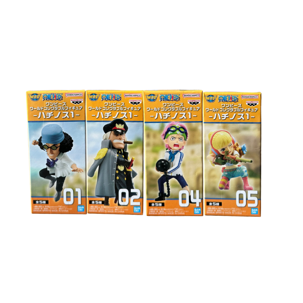 WCF ONE PIECE HACHINOSU VOL 1 (KUZAN WORLD - SHIRYU - HIBARI - KOBY)