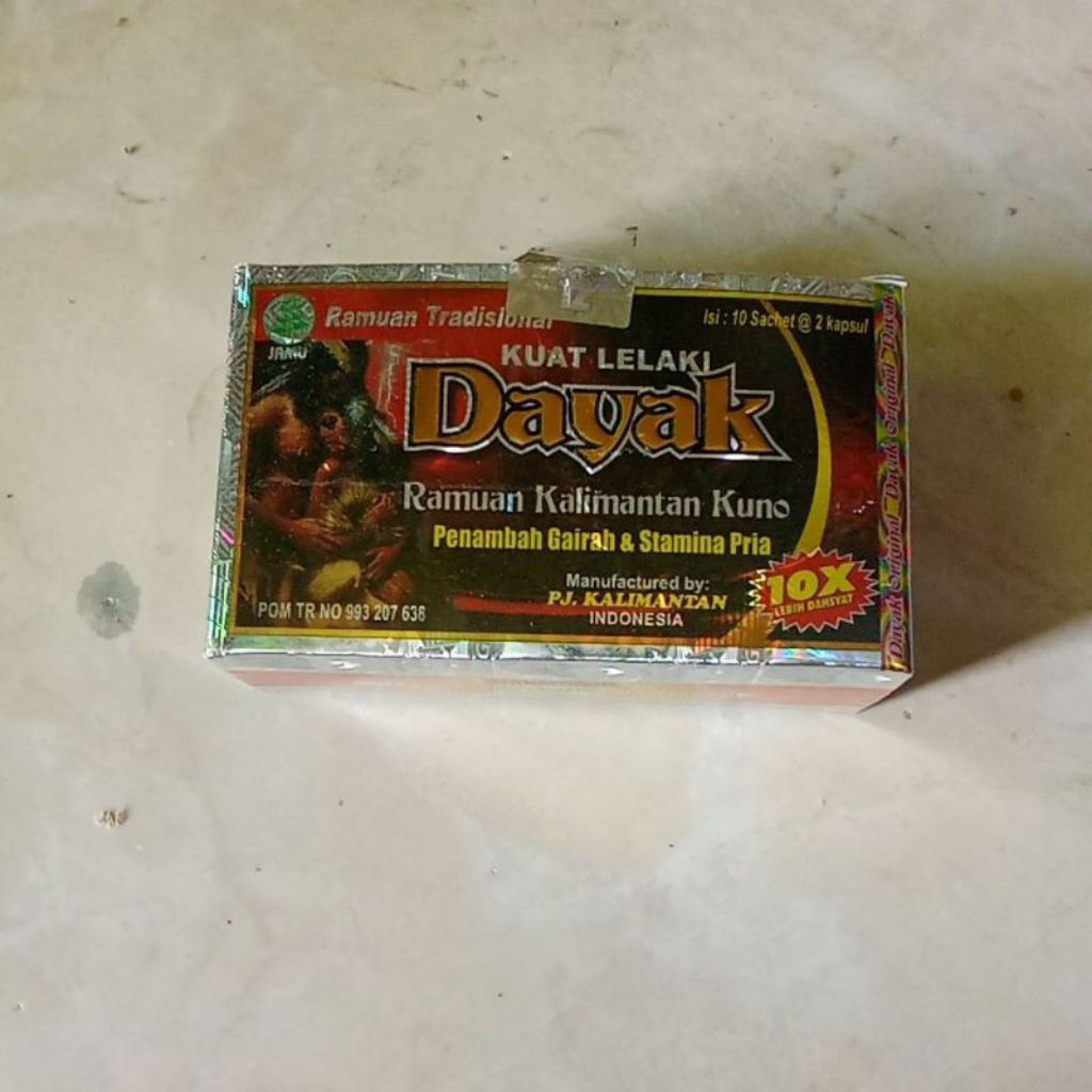 Kapsul kuat lelaki Ramuan Dayak kalimantan kuno