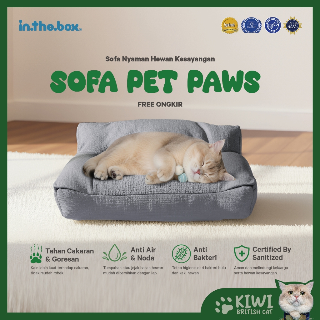 INTHEBOX Sofa Pet Paw