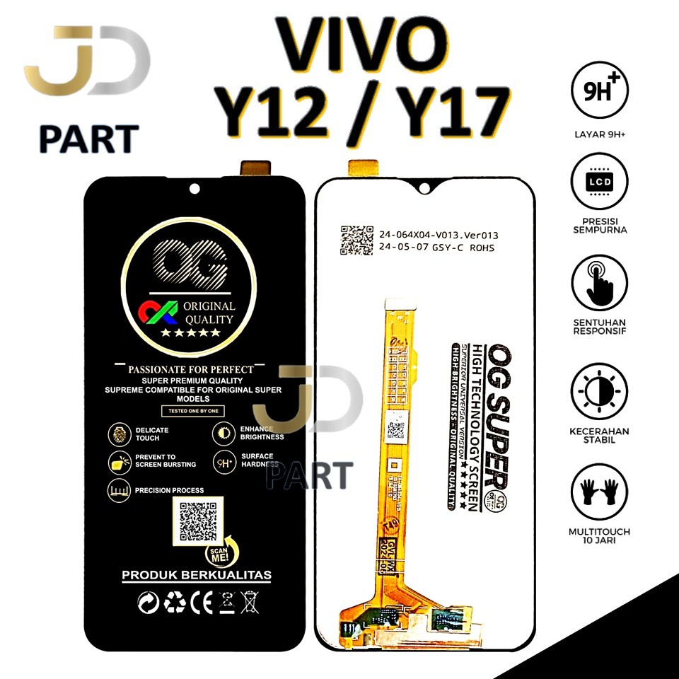 LCD TOUCHSCREEN VIVO Y12 / Y17 COMPLETE ORIGINAL 100% FULLSET
