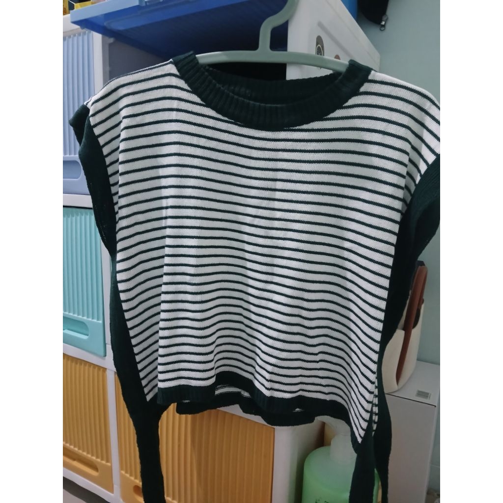 VEST RAJUT WANITA - HIJAU