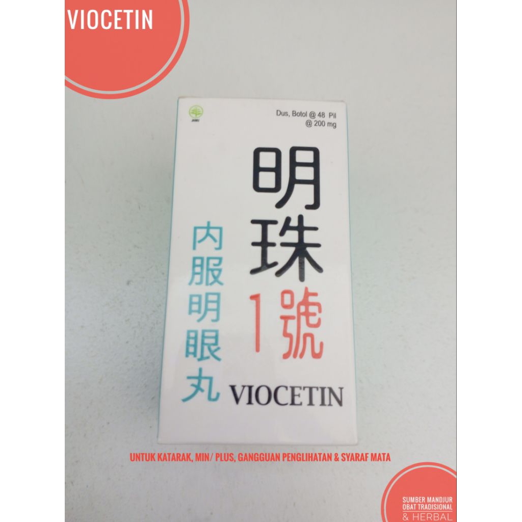 Viocetin Obat Herbal Cina Untuk Mata Katarak Rambun Buram
