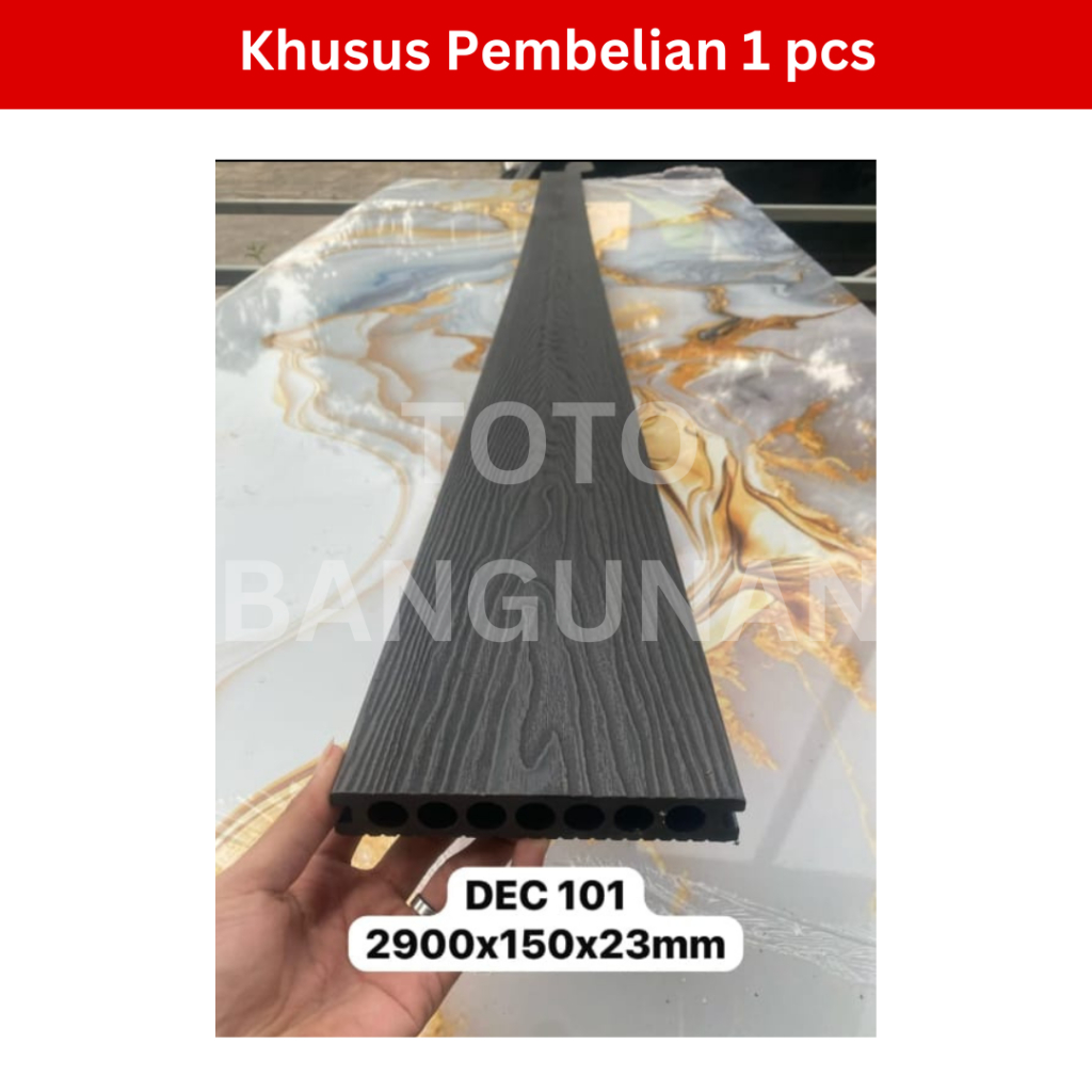 Decking Outdoor / Decking WPC Outdoor / Decking Tile WPC / Decking Lantai Outdoor