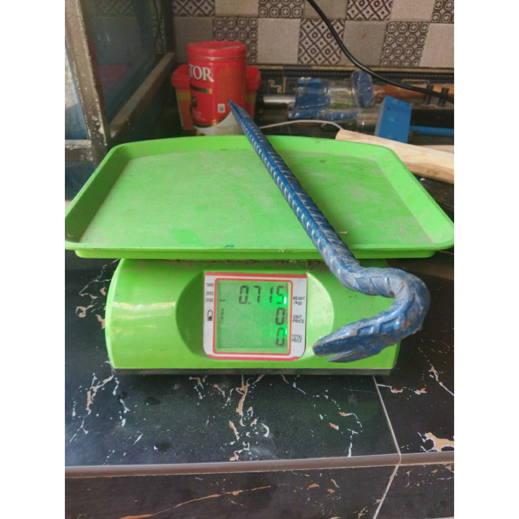 linggis 50cm besi ulir 16