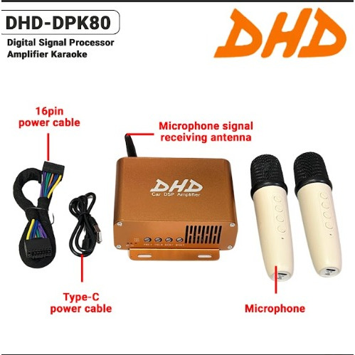 DSP Prosesor DHD DPK80 Mix – Kontrol Suara Audio Mobil Maksimal