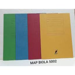 MAP BIOLA WARNA MERAH/BIRU/HIJAU/KUNING