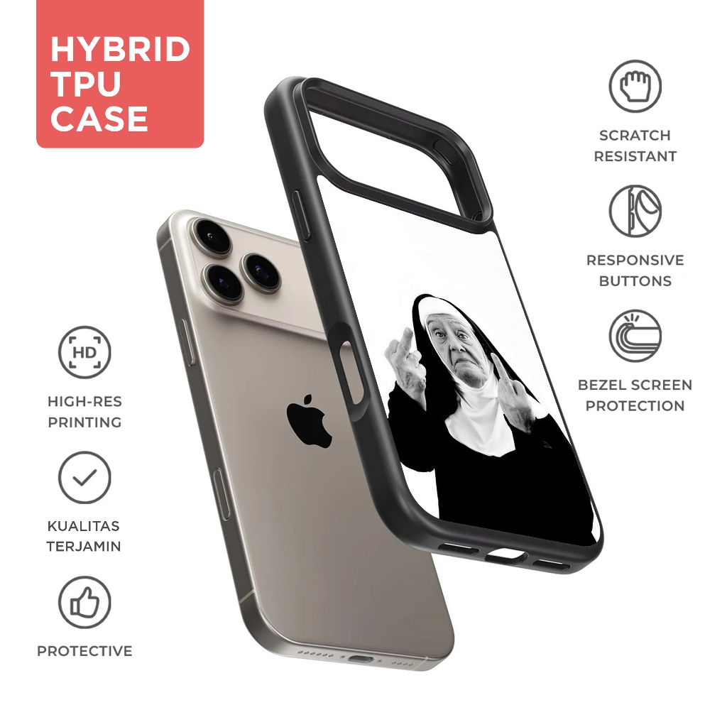 Hardcase Casing Custom Softcase iPhone 17 16 16e 15 14 13 12 11 X XS XR 8 7 6 SE Pro Max Mini Plus A