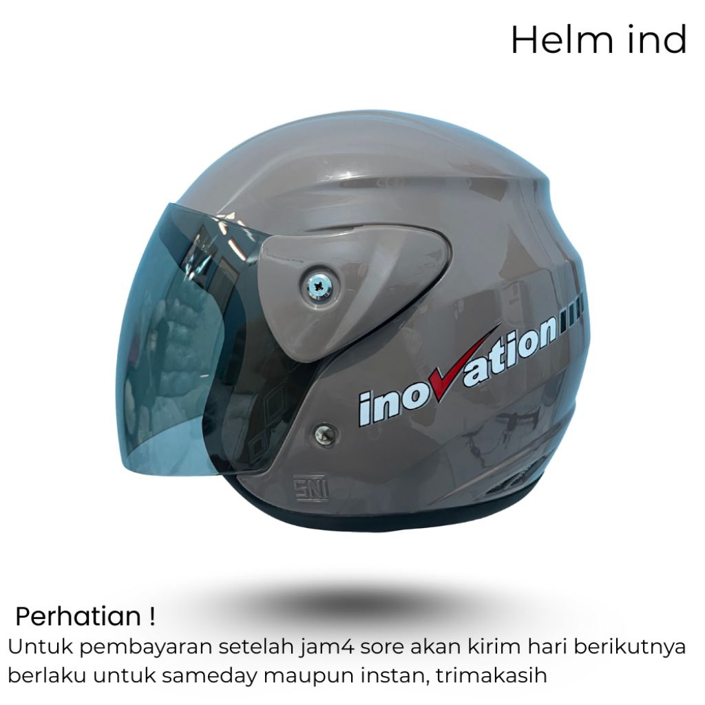 HELM SEPEDA MOTOR WANITA POLOS ORI DAISO HELMET WARNAL PUTIH