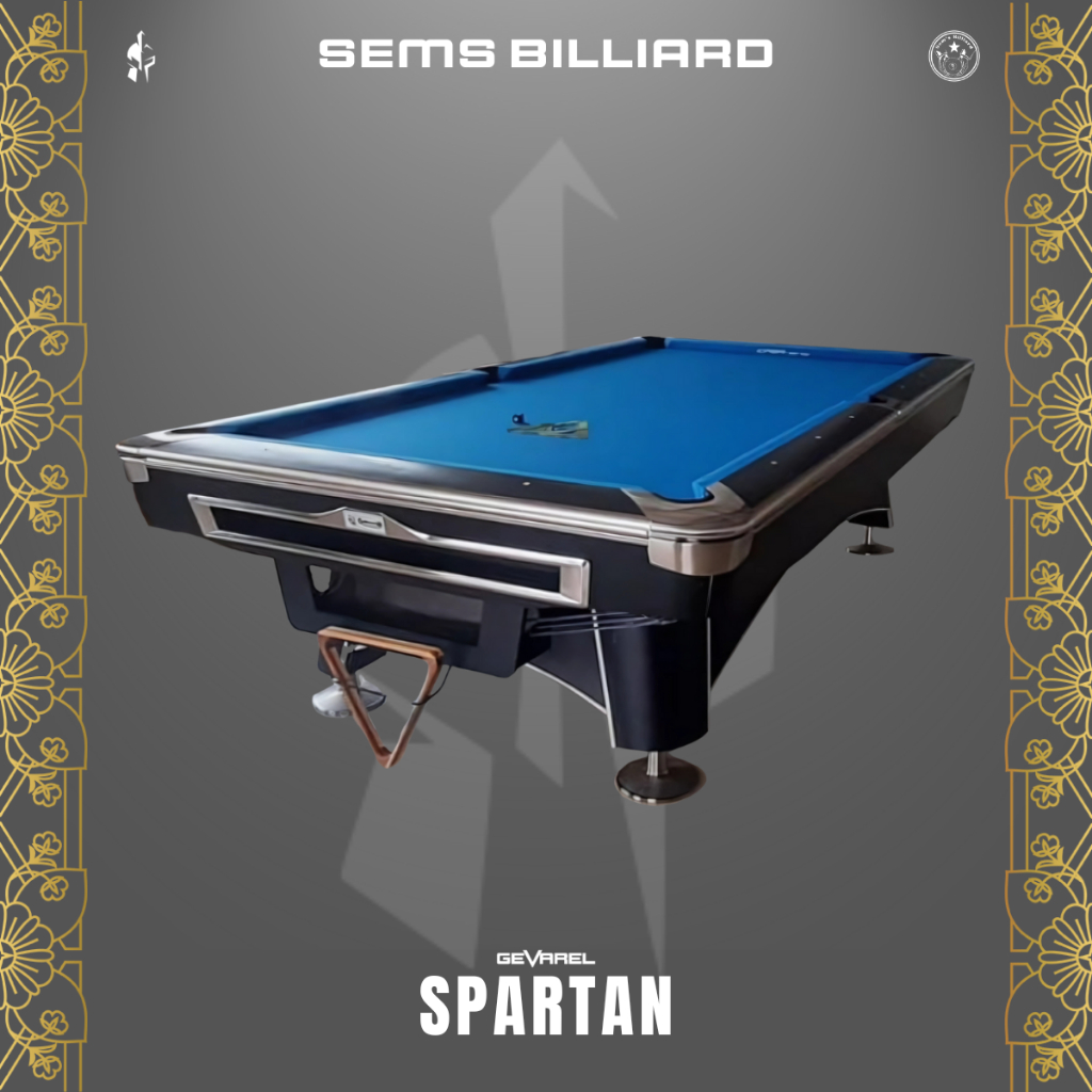 Meja Billiard Gevarel Spartan 9 ft - Meja Billiard - Pool Table - Meja Gevarel Spartan - Billiard