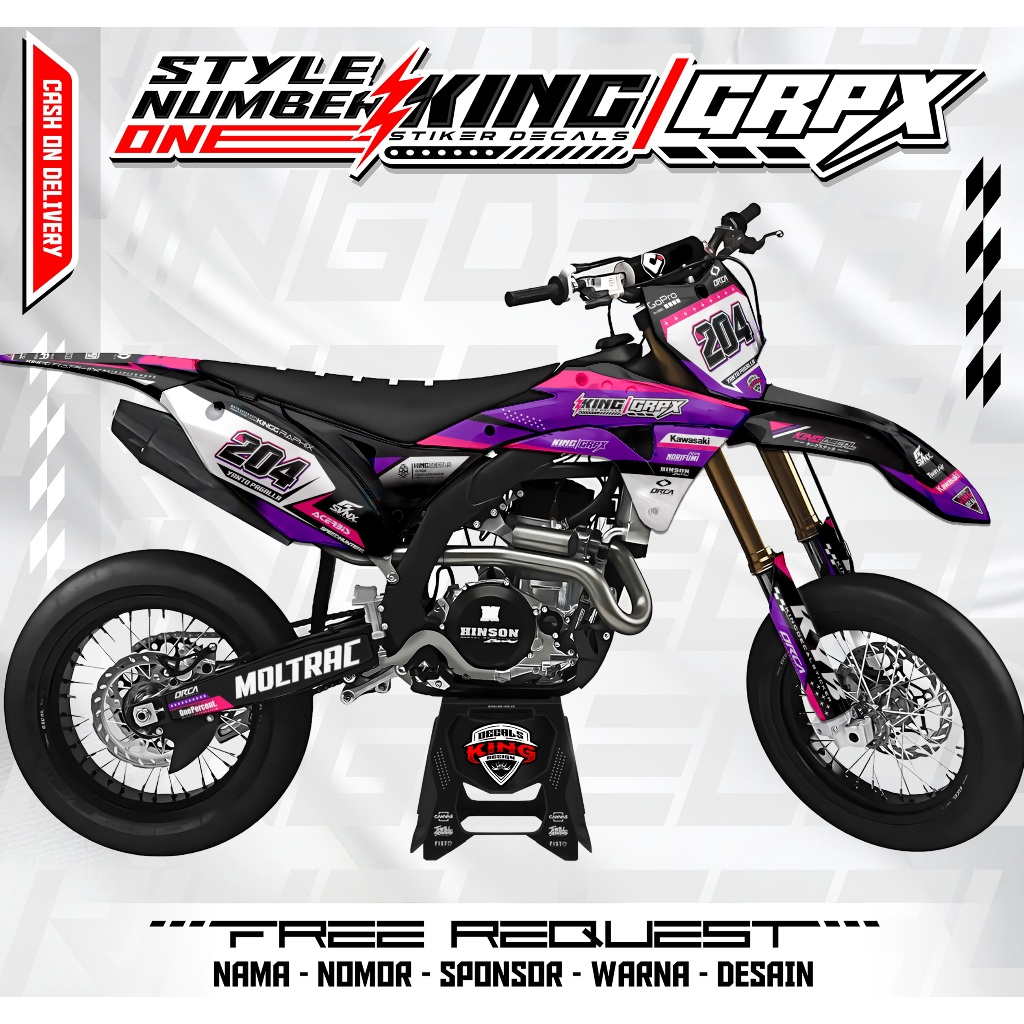DECAL KLX GORDON FULL BODY / STIKER KLX GORDON / STIKER GORDON / DECAL GORDON 98